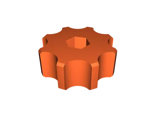 hand nut M6 by Vladimír Waas | Download free STL model | Printables.com