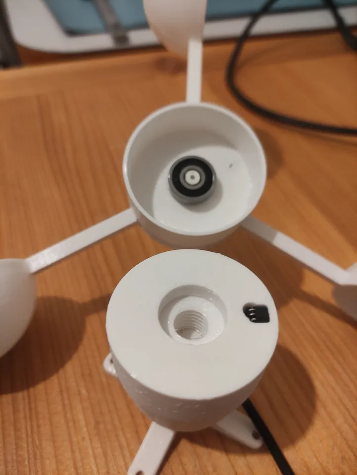 Sosoport Anemometer-Becher Aus Aluminium – 3-Tassen-Sensor Für Windgeschwindigkeit & Wetterstationen Sosoport Anemometer-Becher Aus Aluminium – 3-Tassen-Sensor Für Windgeschwindigkeit & Wetterstationen