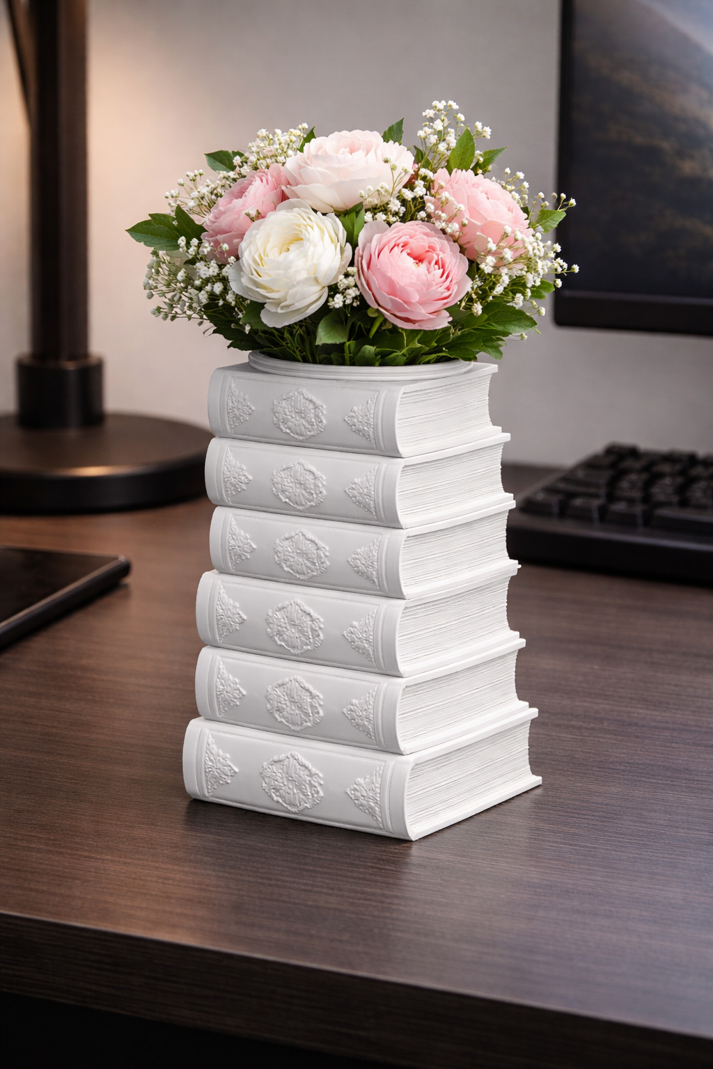 Literary Vase – 3D Printed Desk Decor