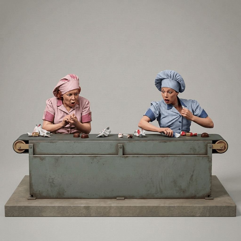 I Love Lucy - The Chocolate Factory Scene - 1952