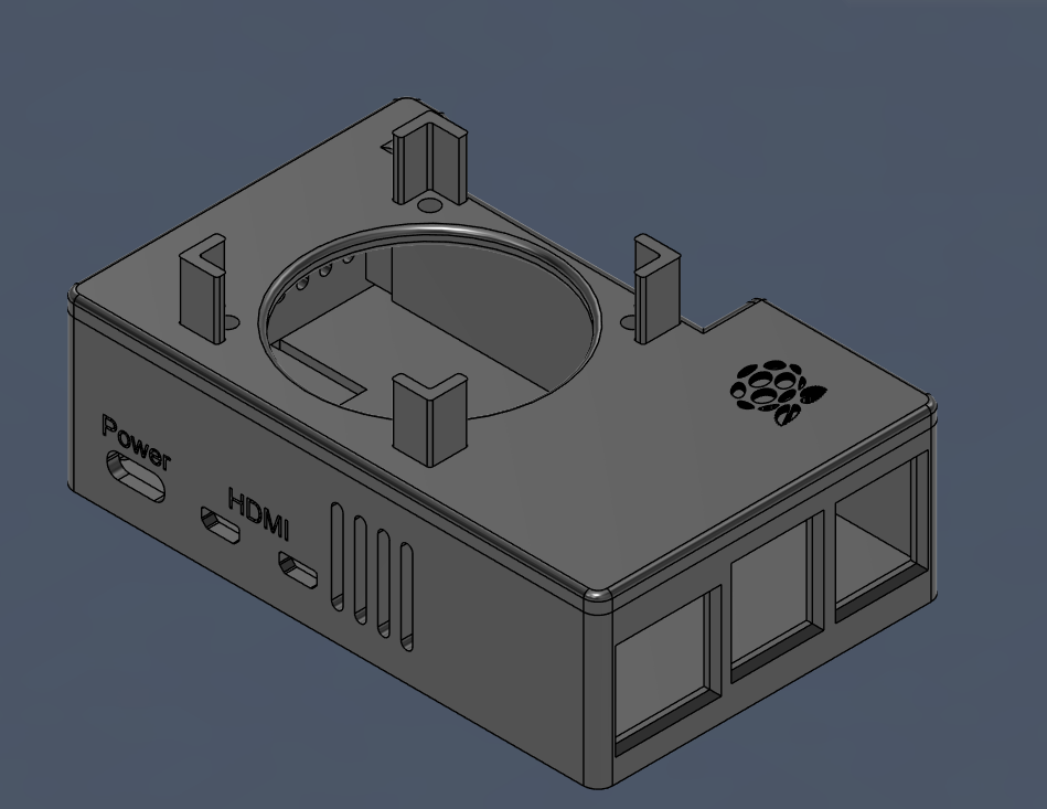 Enclosure with Fan for Raspberry pi 5
