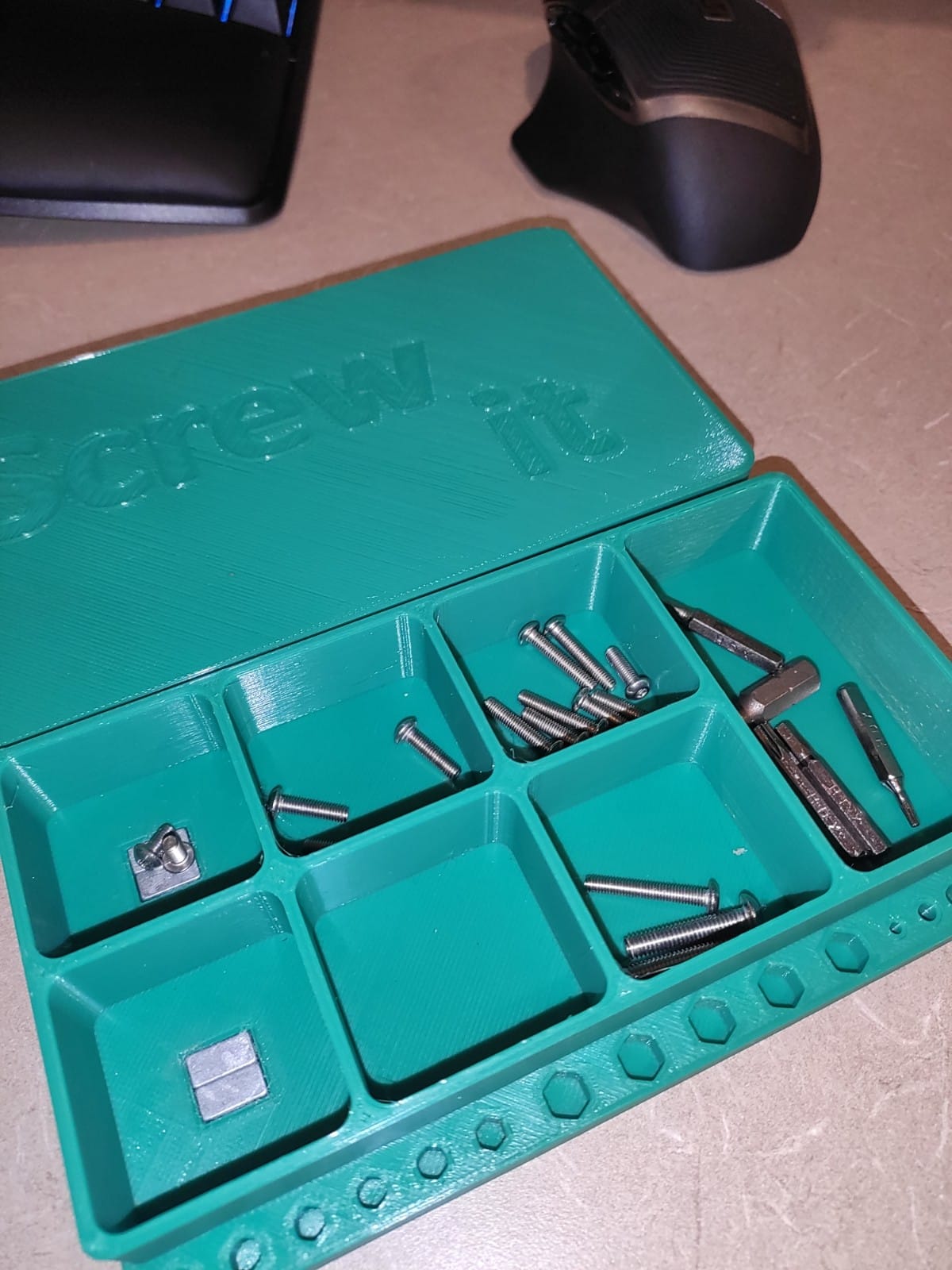Miniatura 3 do modelo 3D Screw Box with Bit Holders