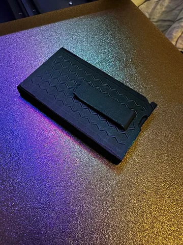 Slim Popup Wallet with Money Clip