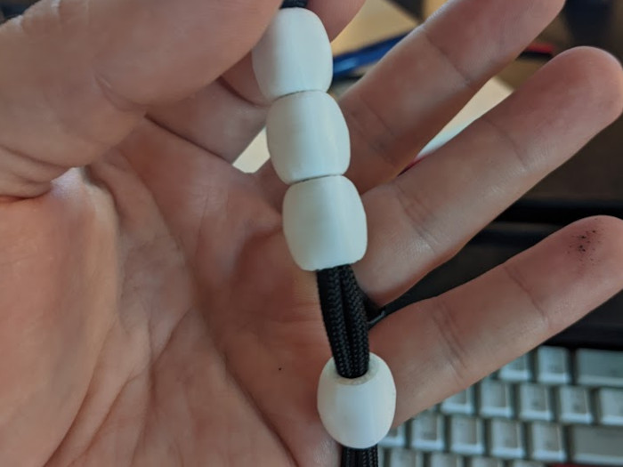 Paracord Ranger Pace Beads by engineererrant Download free STL model