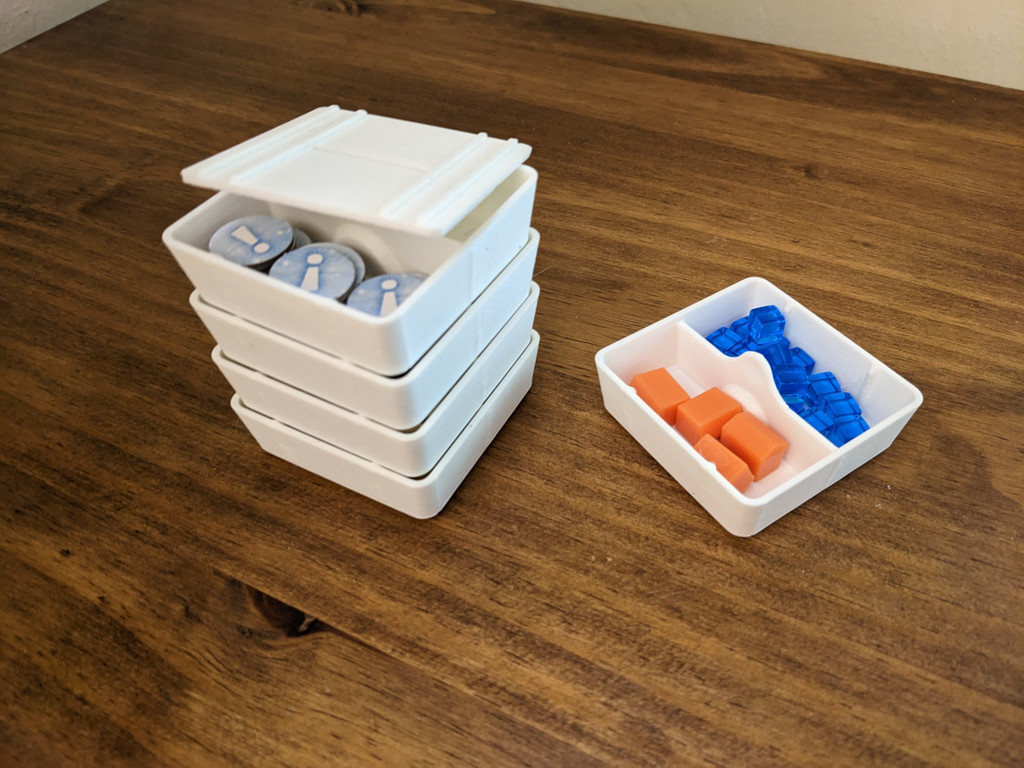 Stackable Board Game Token Caddy v2