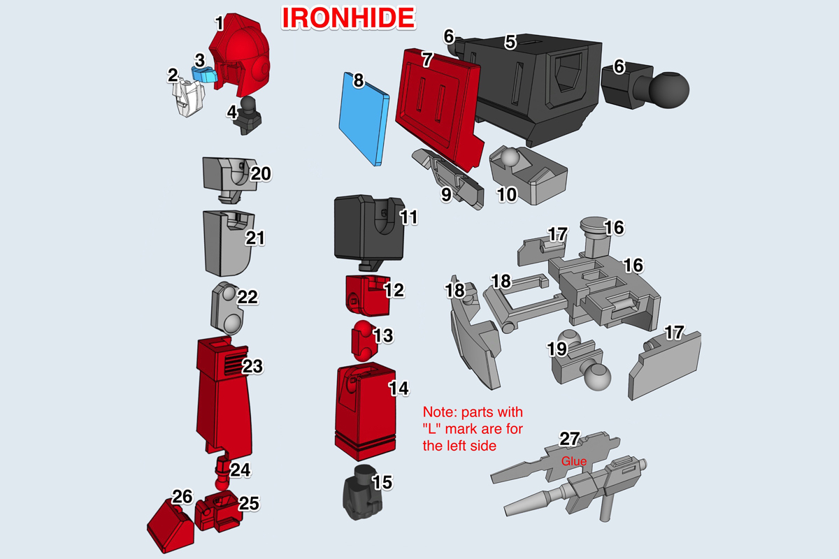 G1 Transformers Ironhide by Toymakr3d | Download free STL model ...