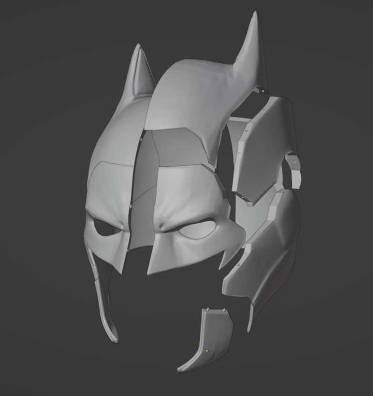 Batman Cowl Remix - Smaller Printers