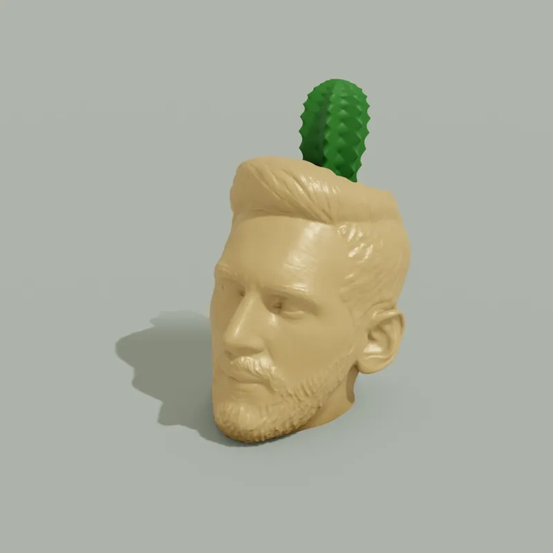 Moai Statue - Pot Plant por CalebTimoteo, Descargar modelo STL gratuito