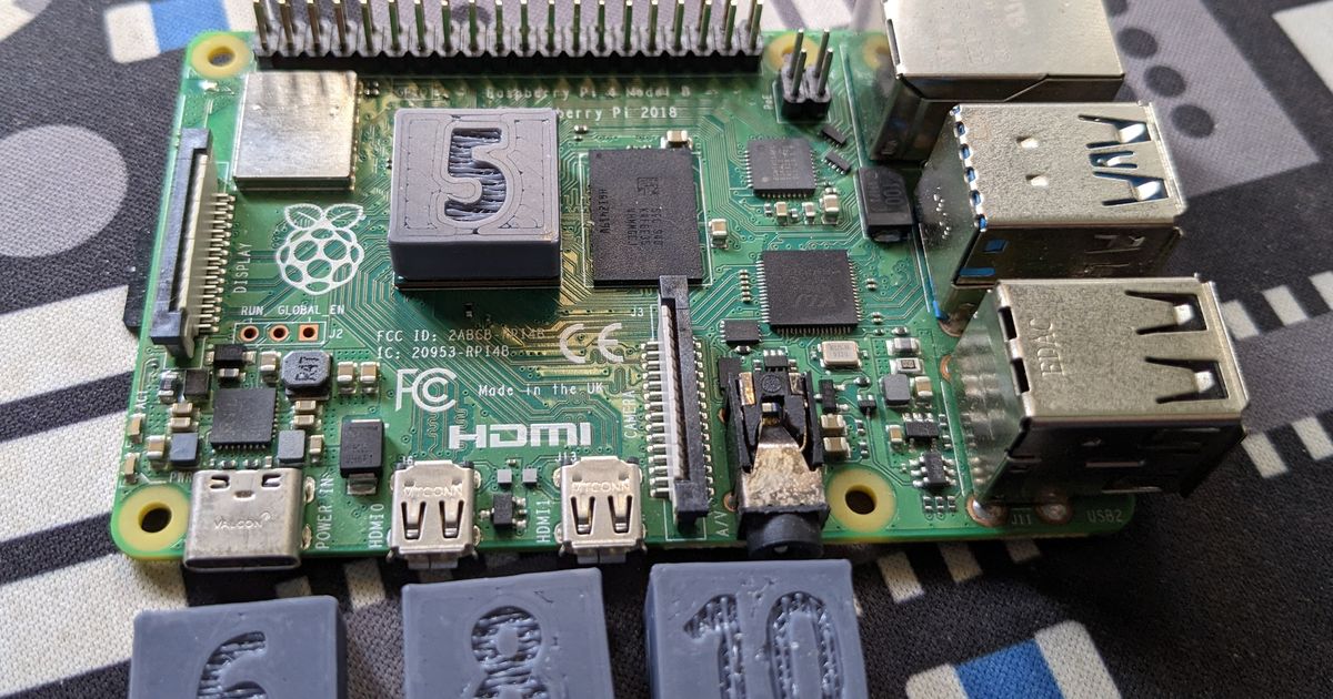 Parametric rpi 4 heatsink feeler shim by leon matthews download free