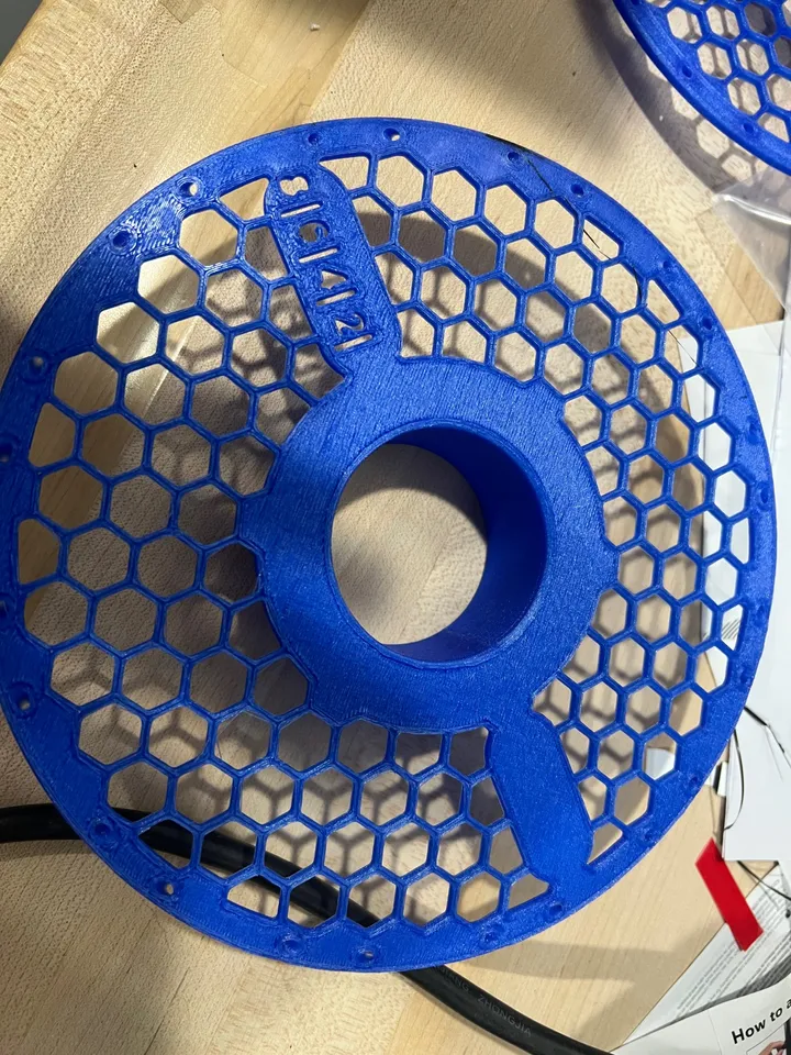 Bambu Lab Reusable Spool Holder Remix Four (Updated) by MediaMan3D, Download free STL model