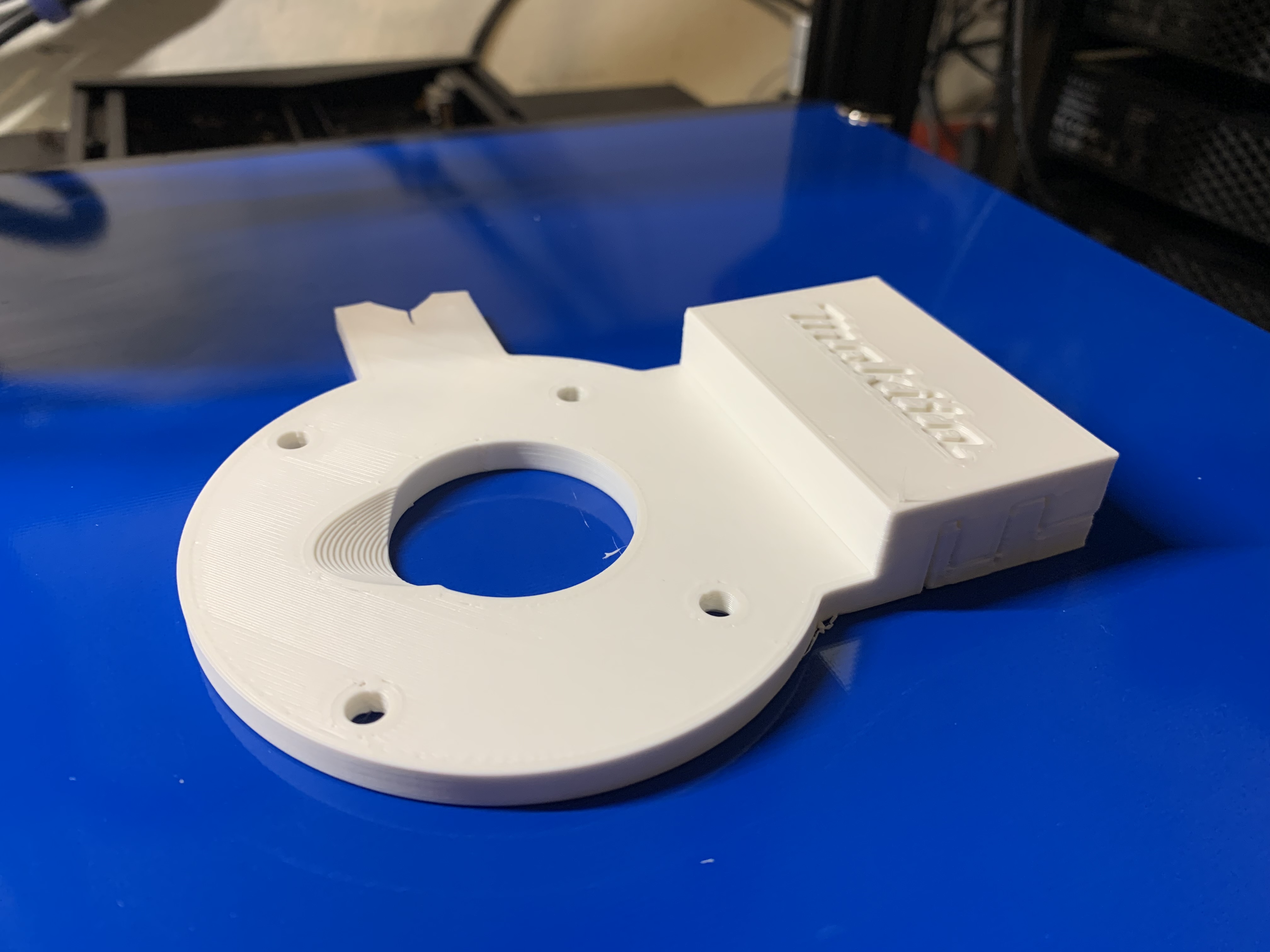 Tracksaw Guide plate/adapter for Makita Trim Router by JohnMartin