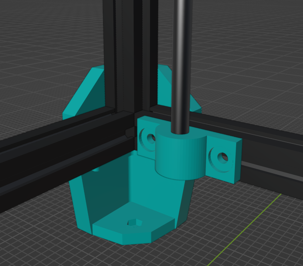 Adjustable Rod Holders by lolthekidison Download free STL model