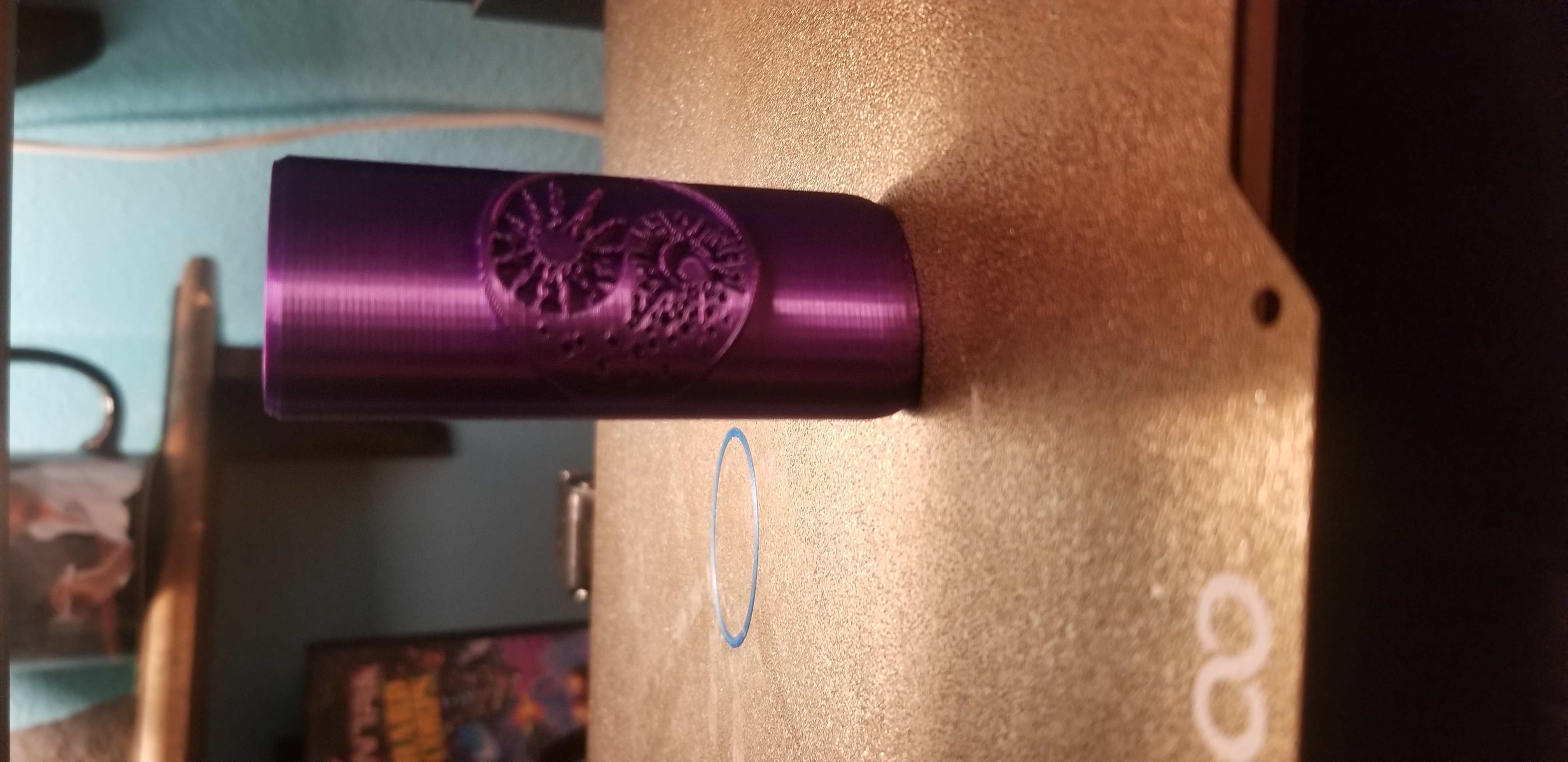 Bic lighter case Sun and Moon Yin Yan.