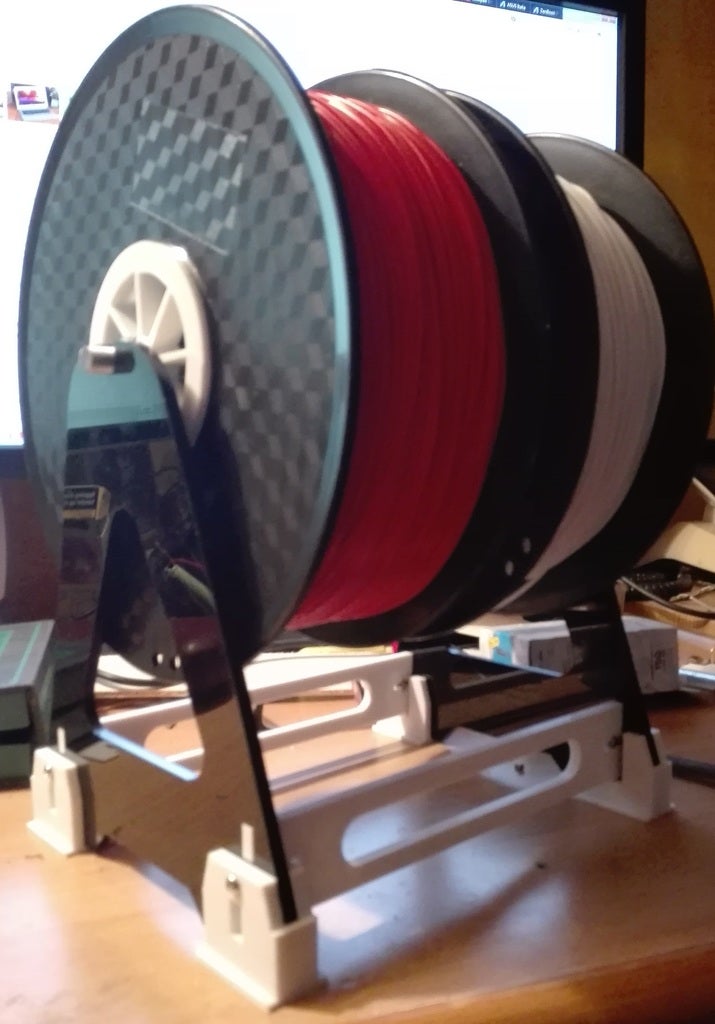 anet a8 filament spool holder double size