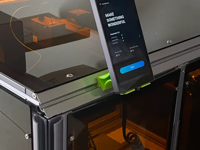Snapmaker 2.0 screen magnetic mount for enclosure