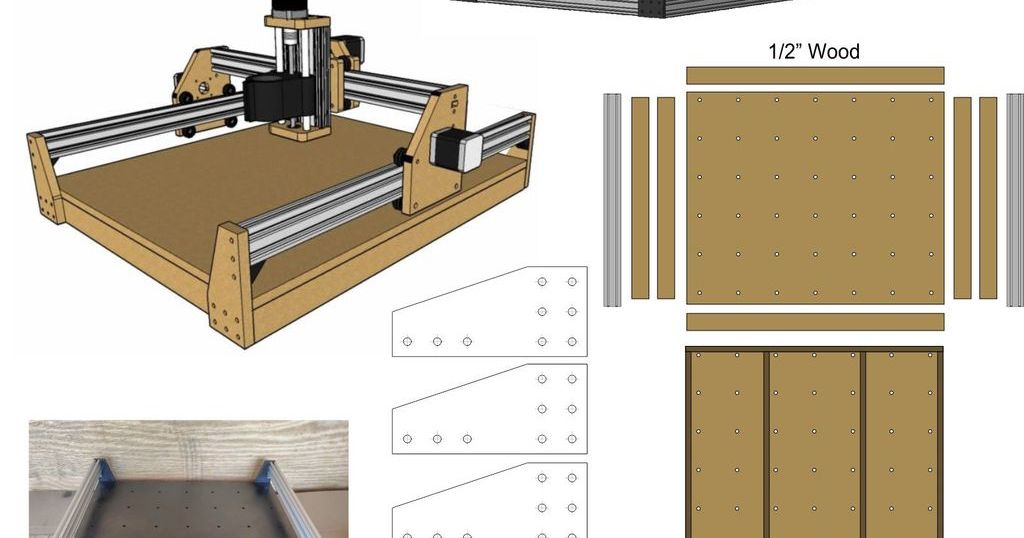 Diy Mini Cnc Router / Mill Plans by BuildModHack | Download free STL ...