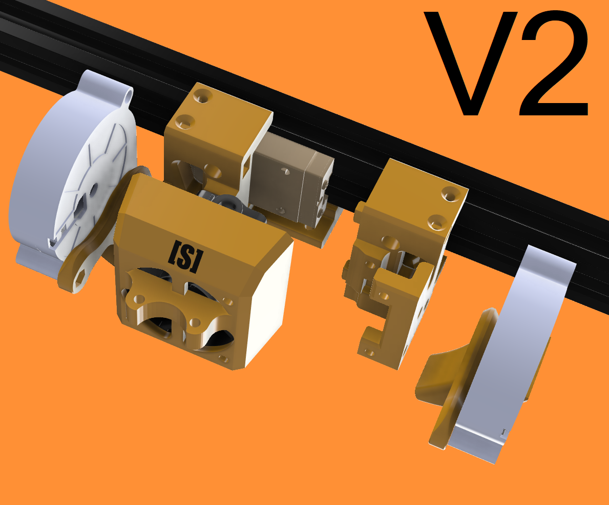 Magnetic Fan Rails SauceForge - LGX Lite hotend for linear rails with modular/magnetic fan ...