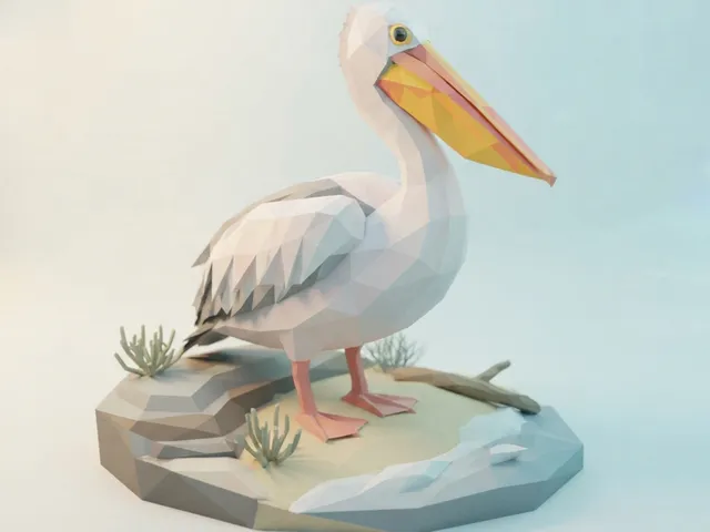 Low Poly Pelican