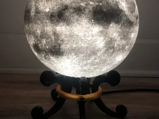 Designer Moon Lamp by Frank Deschner