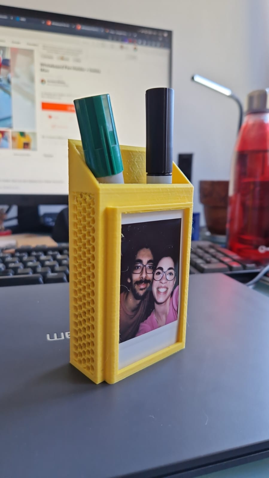 Whiteboard Pen Holder + Instax Mini