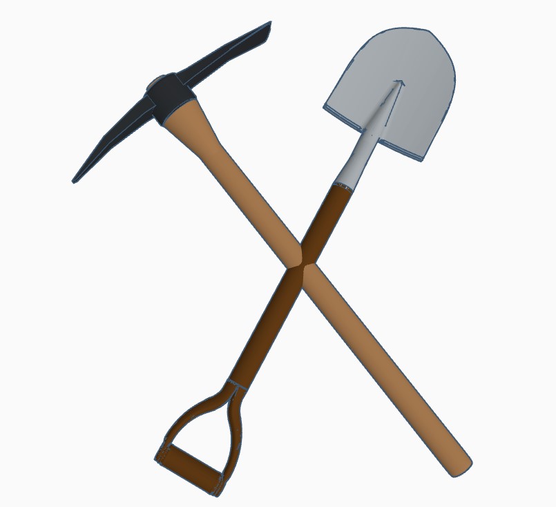 Pick and Shovel by Bahnamoon | Download free STL model | Printables.com