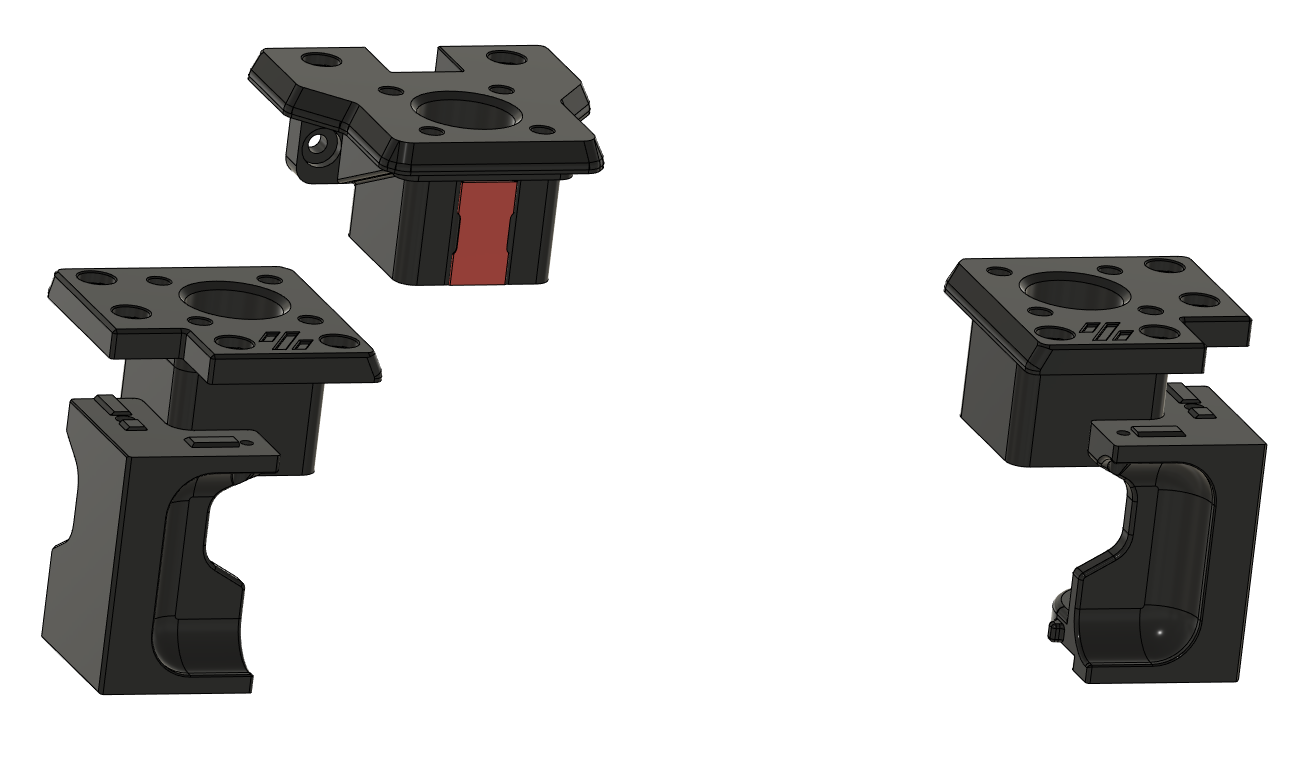 Voron Trident Lowered Z Motor Mounts by Exerqtor Download free STL