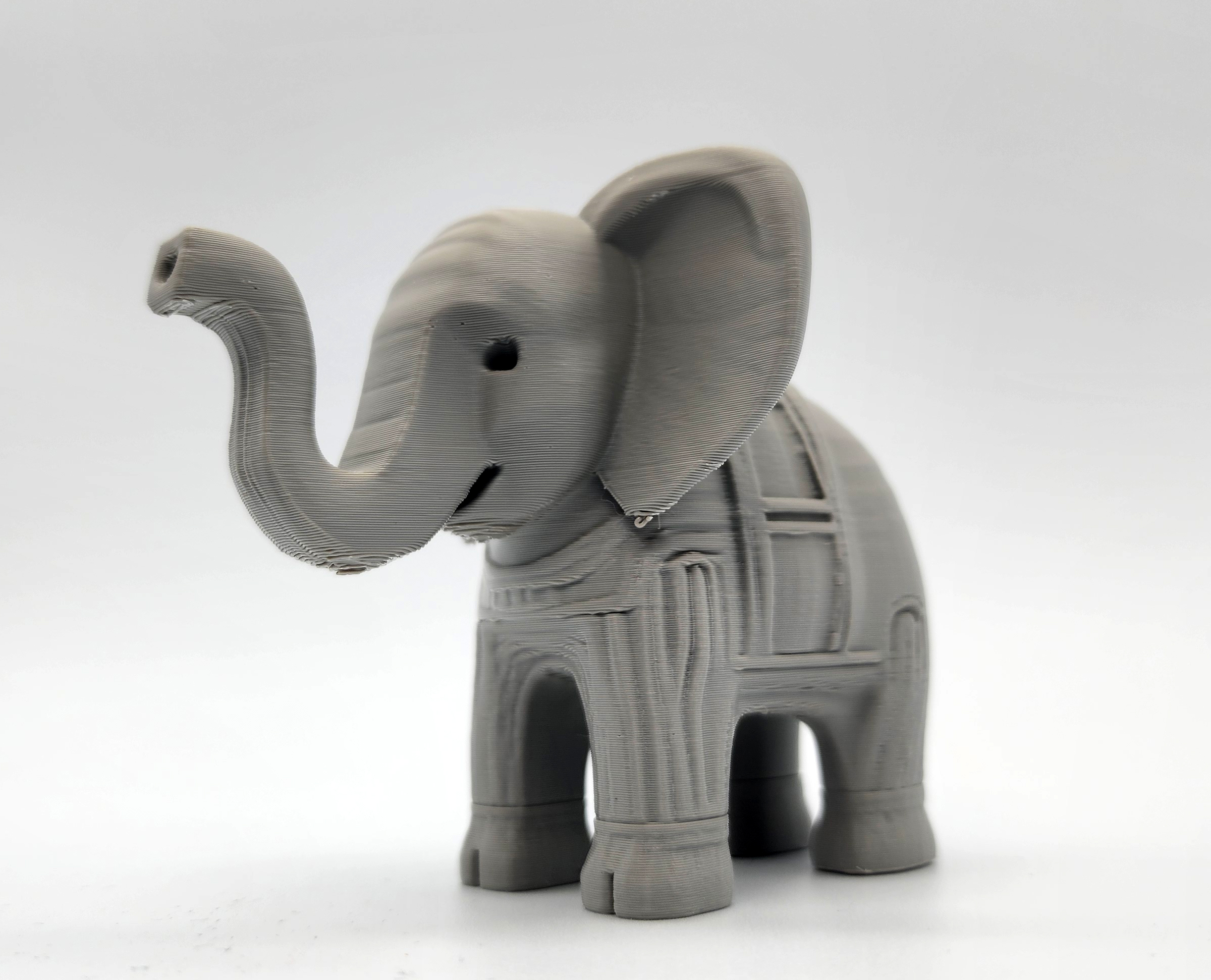 Carved Elephant Toy