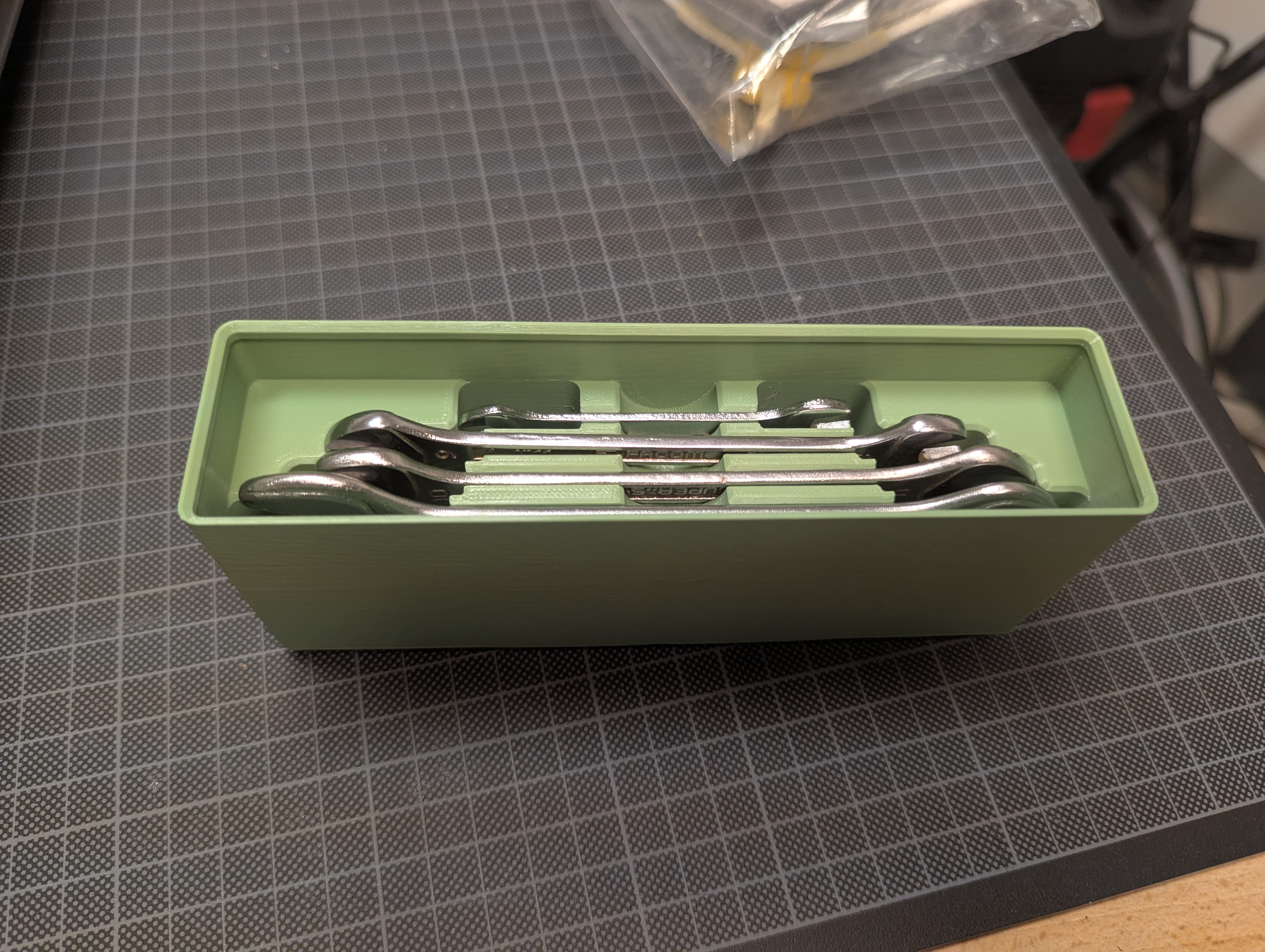 Gridfinity Bin for Facom Spanner - 7 to 13mm
