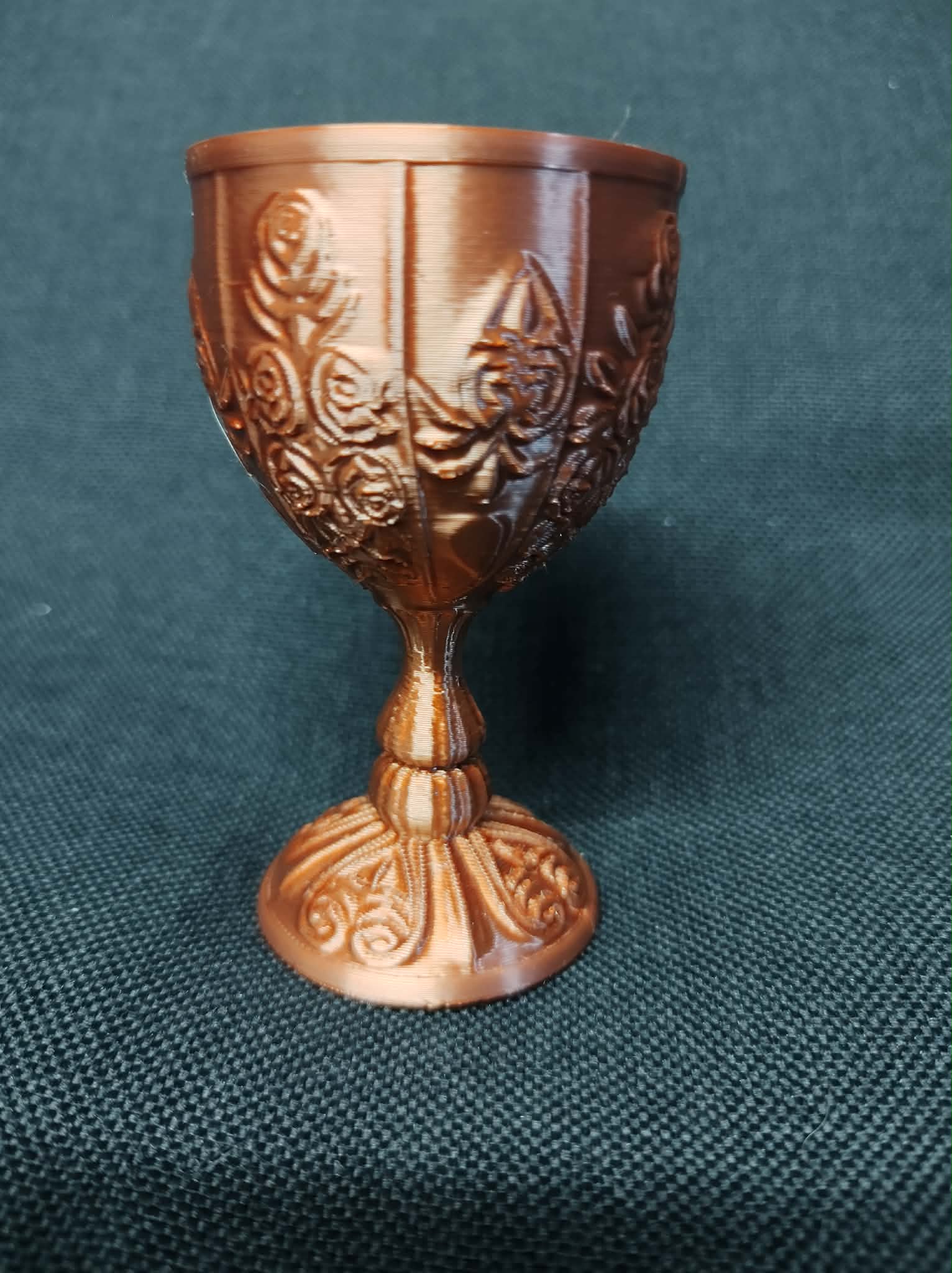 Enchanted Ornate Fantasy Rose Chalice Goblet Grail