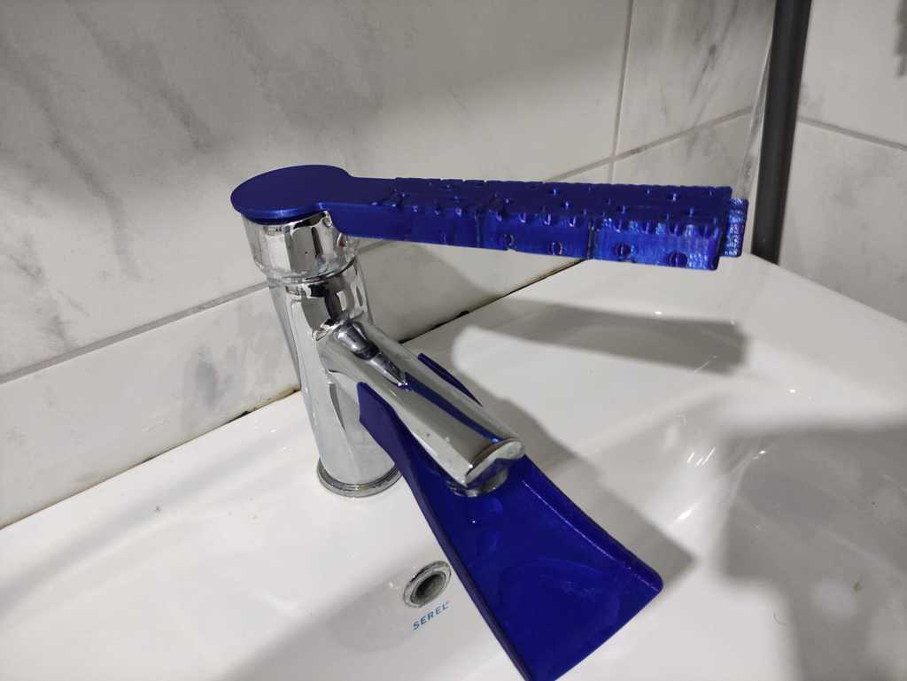 Faucet Handle Extender for Kids Sponge Bob Themed by Bilal Özçakır