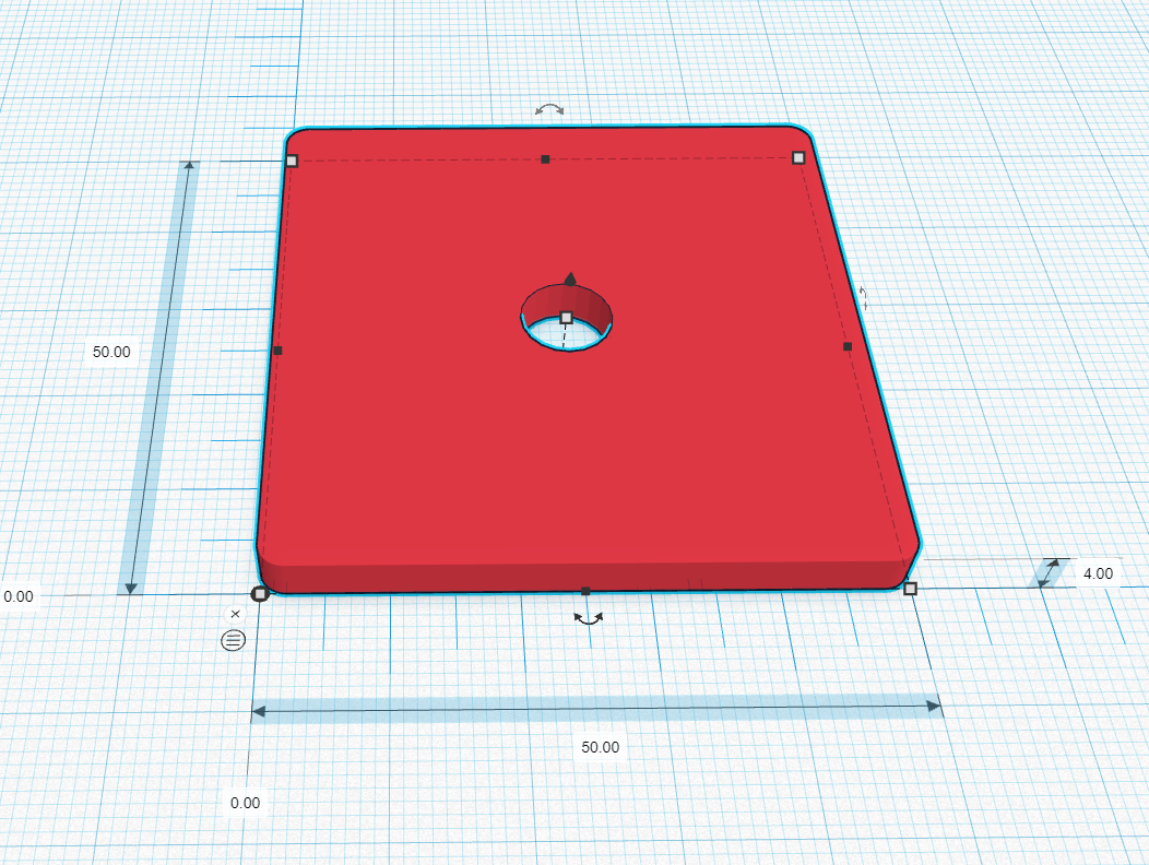 Digitus Server Rack 50mm x 50mm foot plate