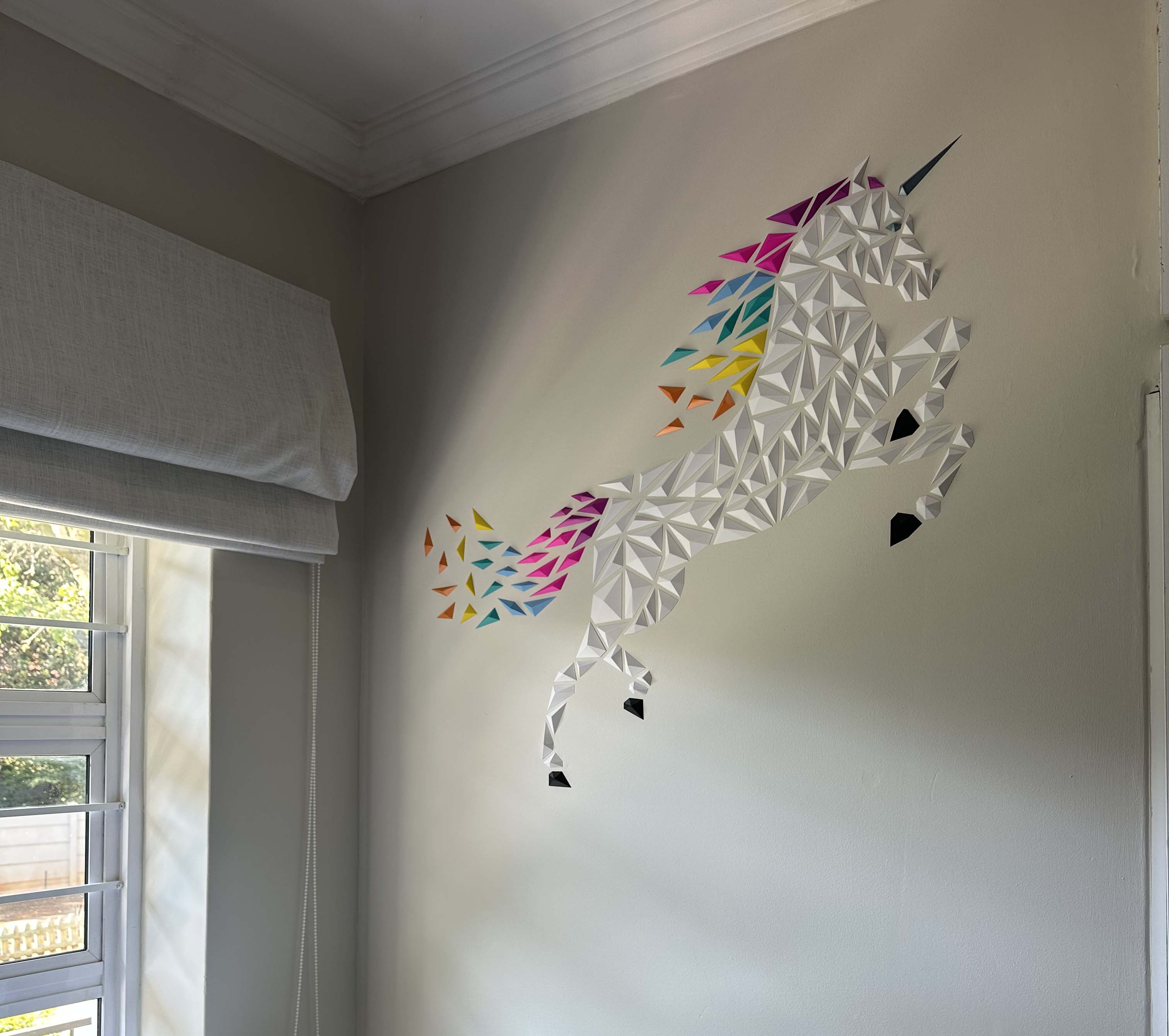 Geometric Unicorn wall art (only for Princess) by dgemily Download