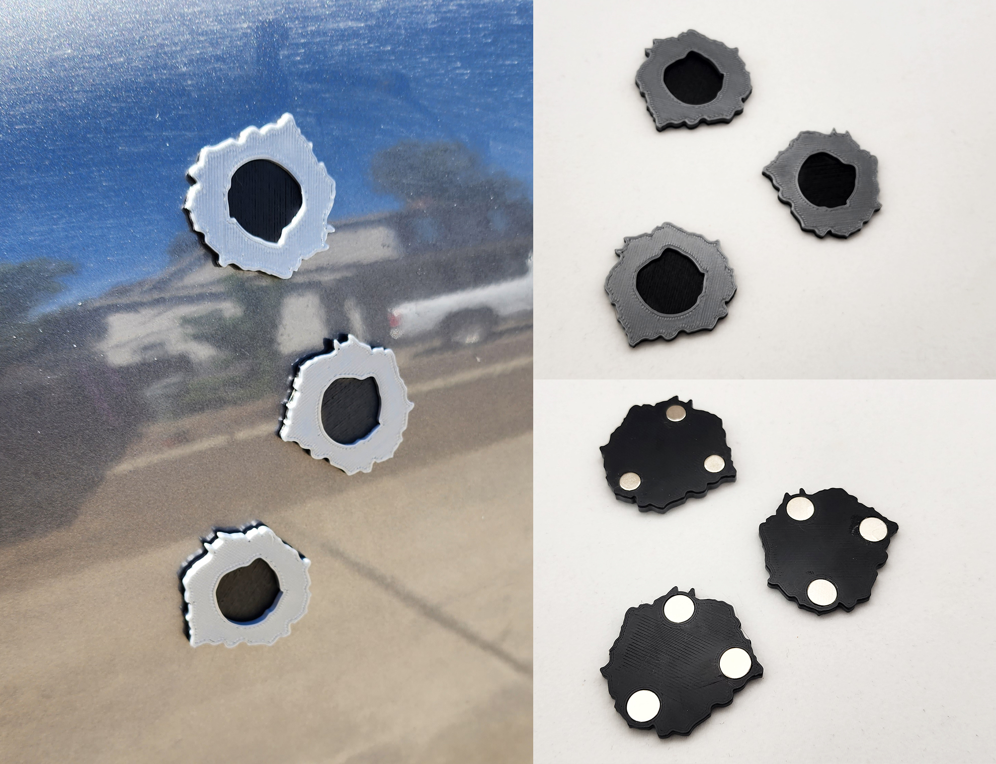 Magnetic Bullet Holes 2-Color