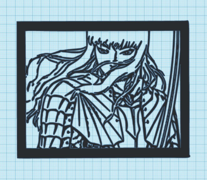 GRIFFITH - BERSERK - WALL ART - 2 VERSIONS