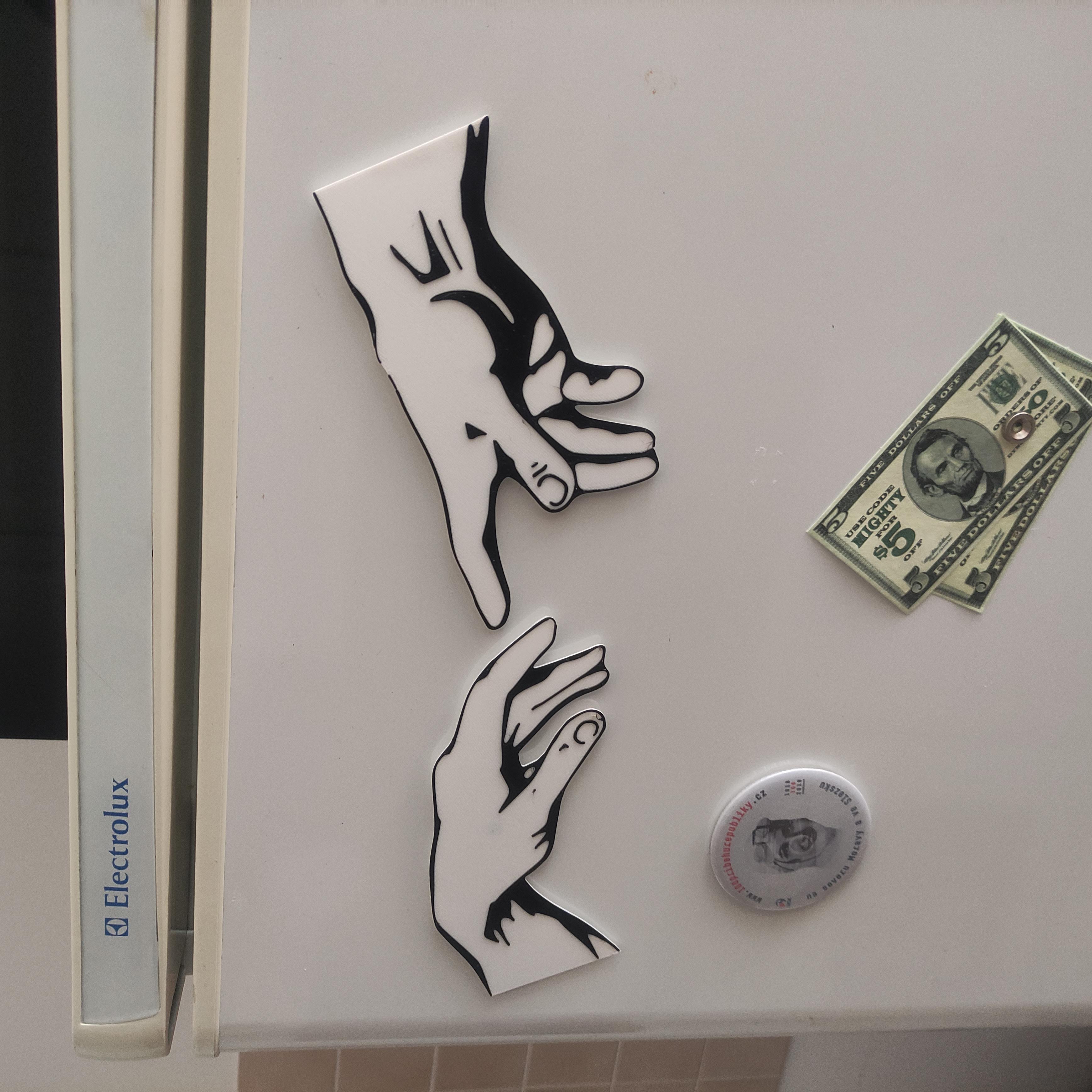 Fridge magnet "Creation of Adam"