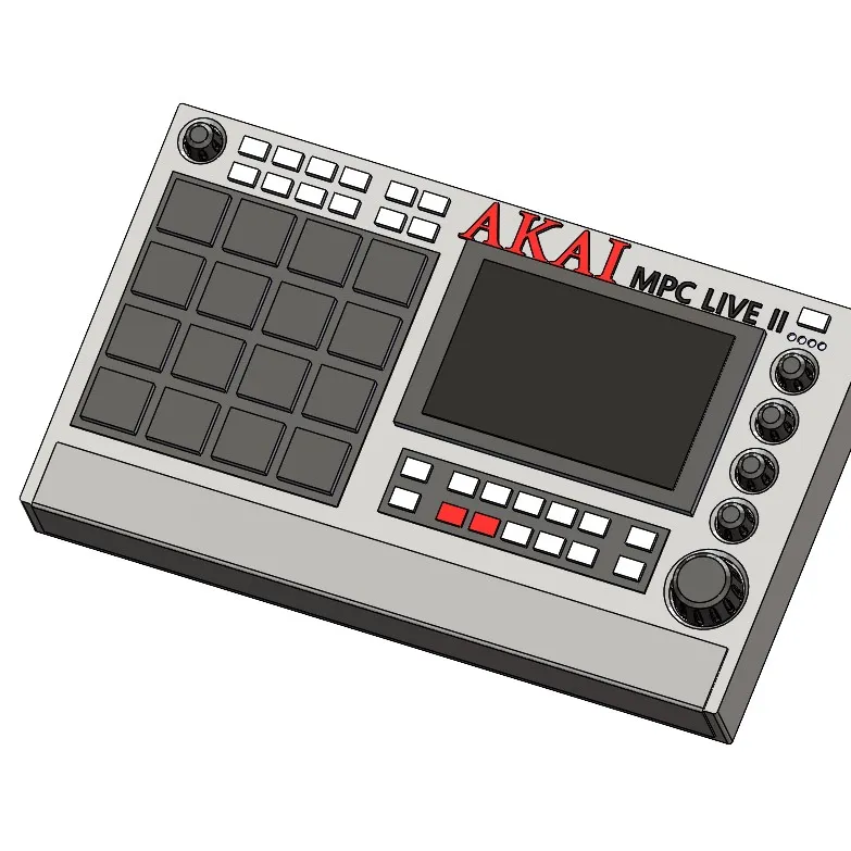 AKAI MPC Live II Scale Model by Cartesius 3D | Download free STL