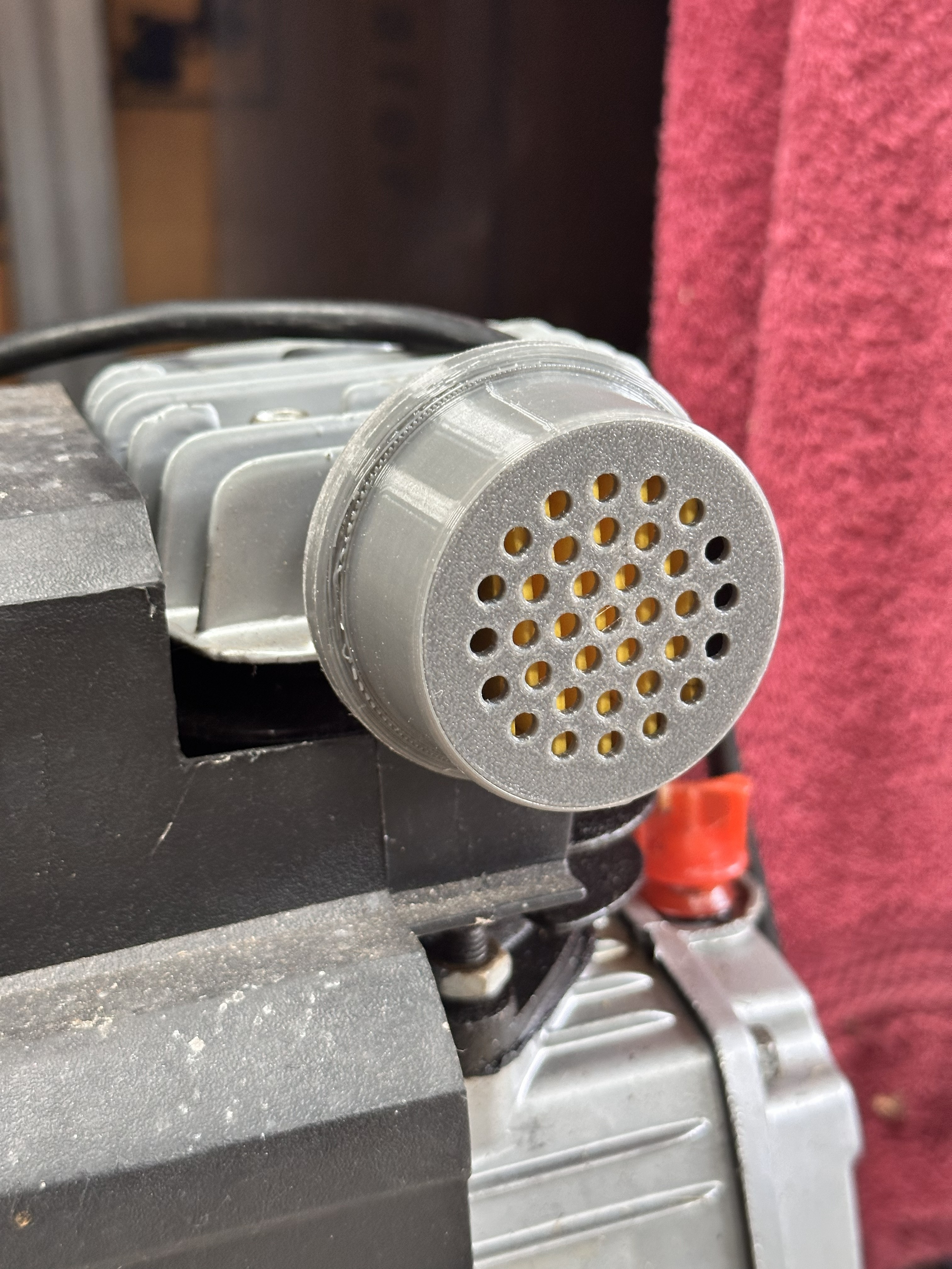 Small Air Compressor Inlet Filter 16mm x 1.5 pitch fitting