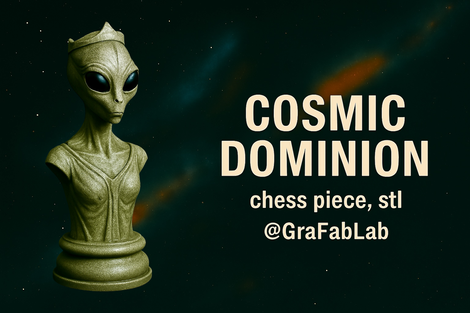 Cosmic Dominion "Queen" - chess piece
