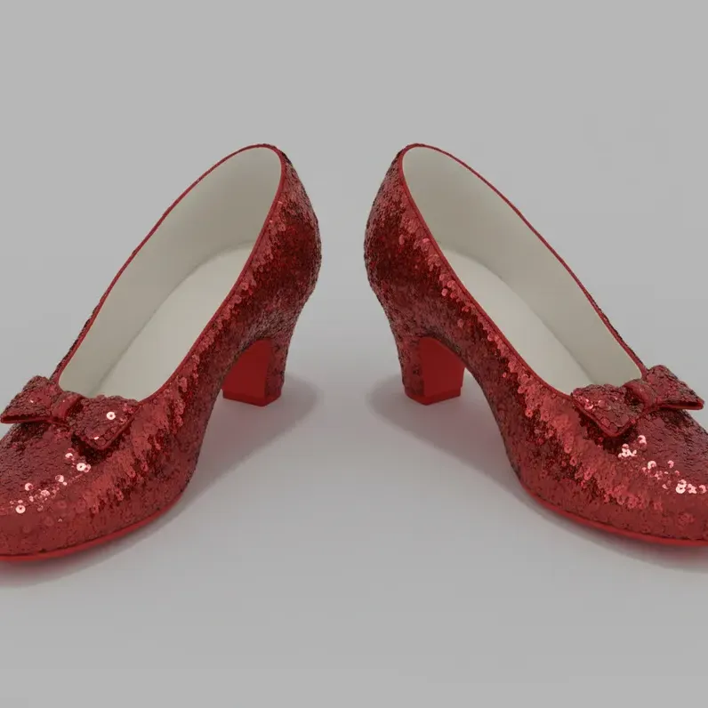 Iconic Movie Props - The Wizard of Oz - The Ruby Slippers by Model ...