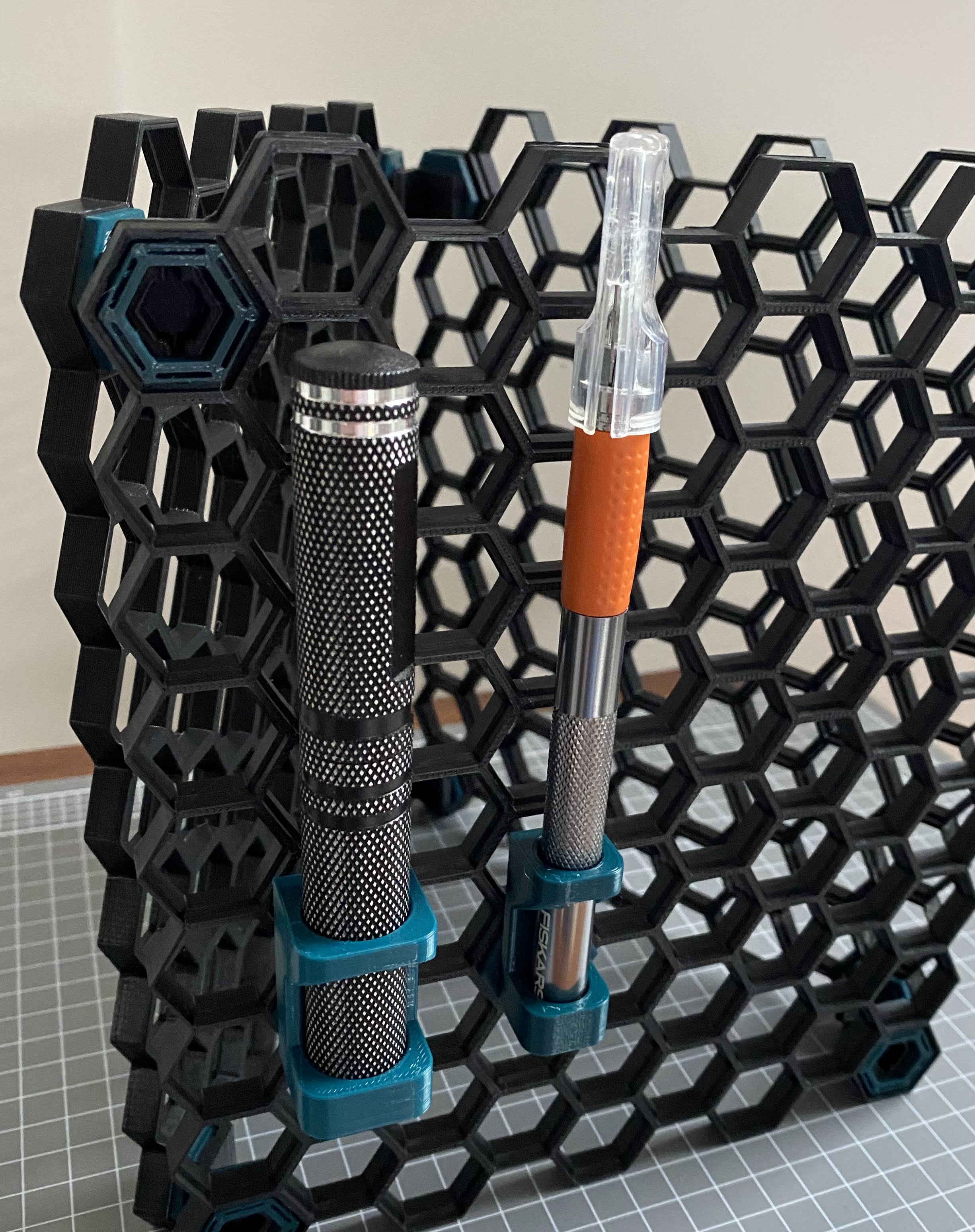 Honeycomb Wall Holder - For Pen / Marker Pen / Craft Knife