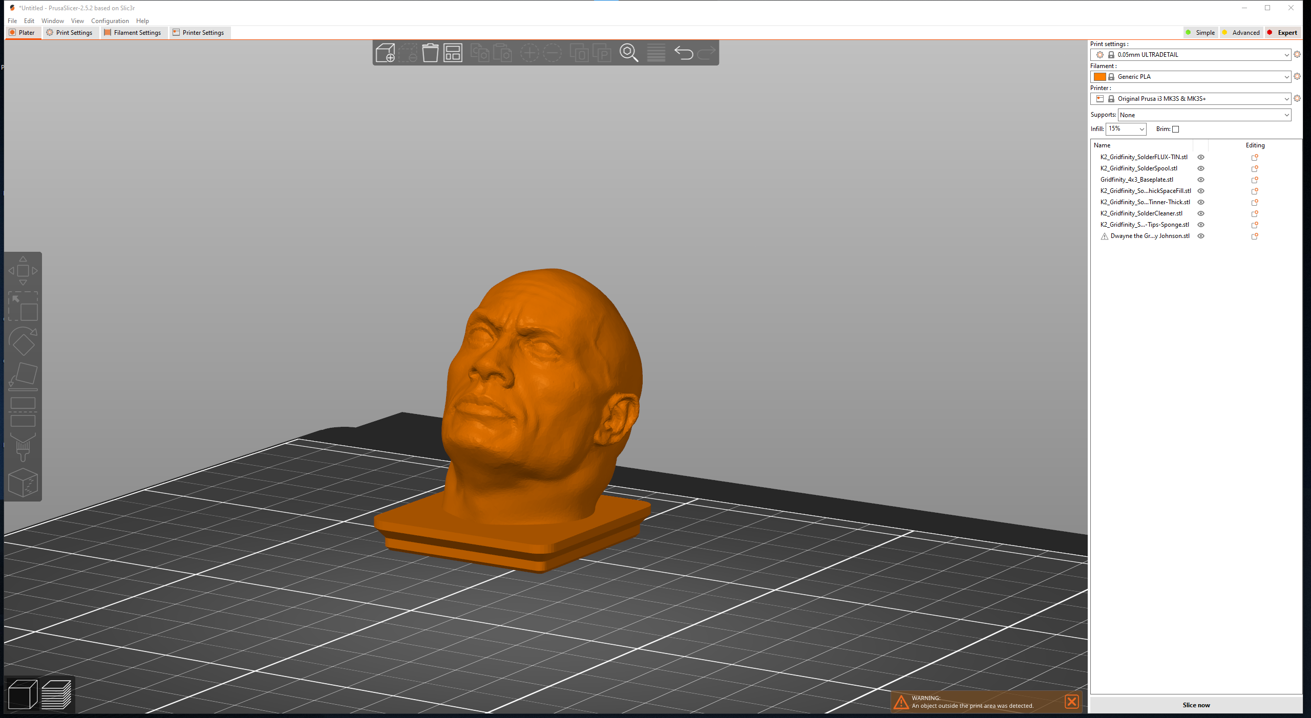 Dwayne Gridfinity Johnson
