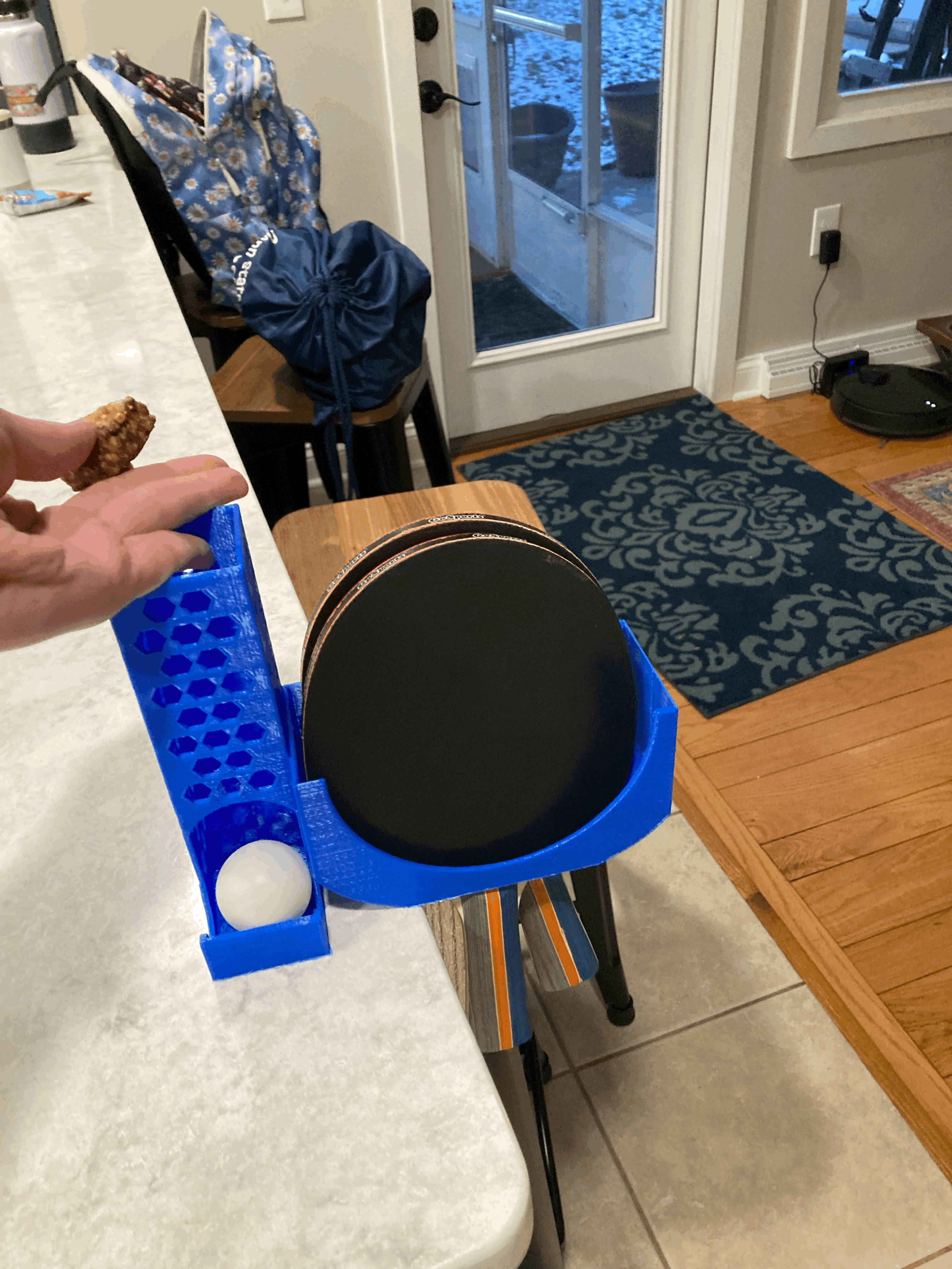 Ping Pong Paddle/Ball Holder