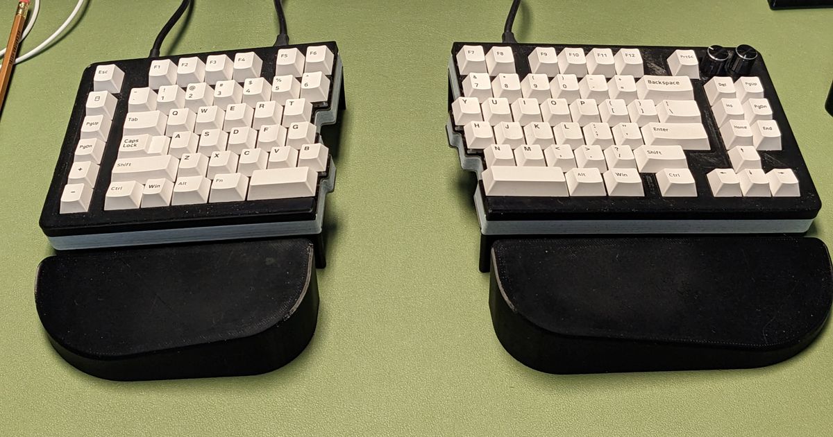 Keeb.io KBO5000 tenting case parts by seanmurf Download free STL