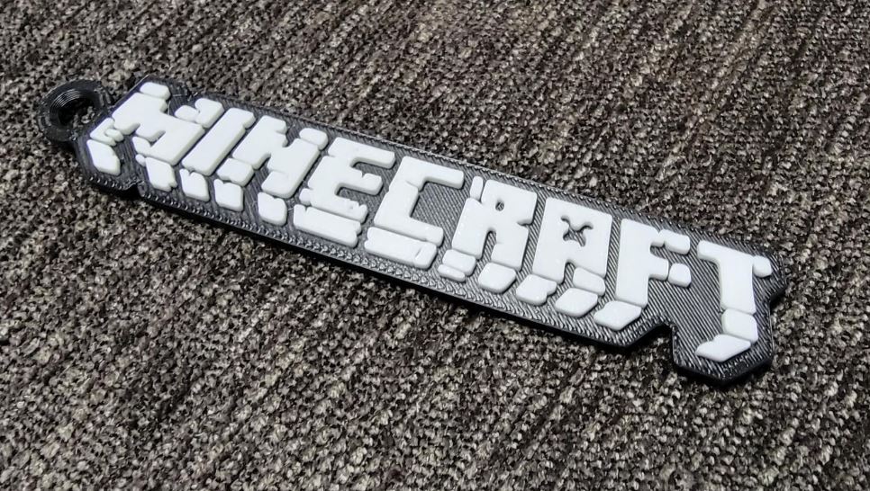Minecraft Key Ring for MMU by Beehphy Download free STL model