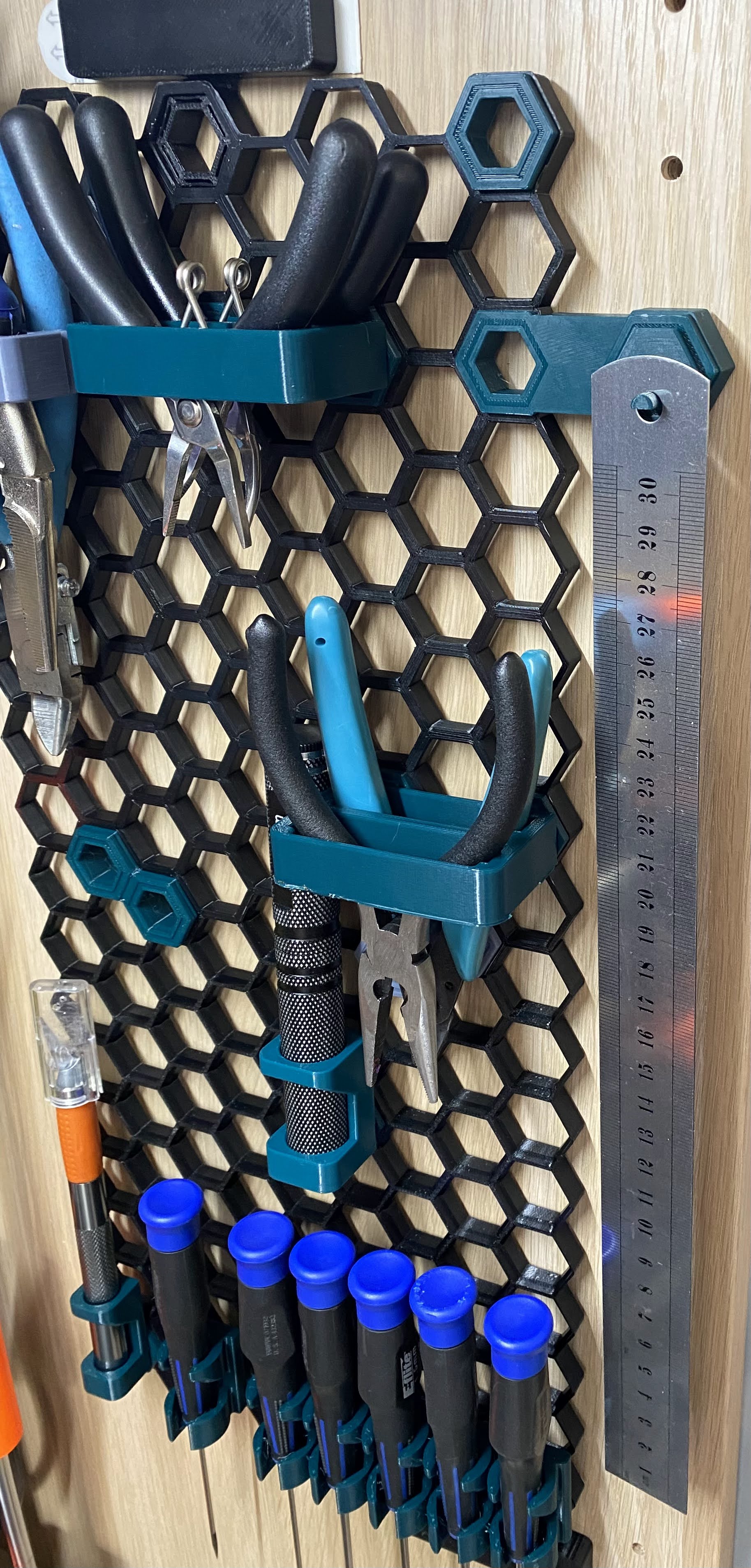 Honeycomb wall single hex extender od autora squaremesh st hn te si