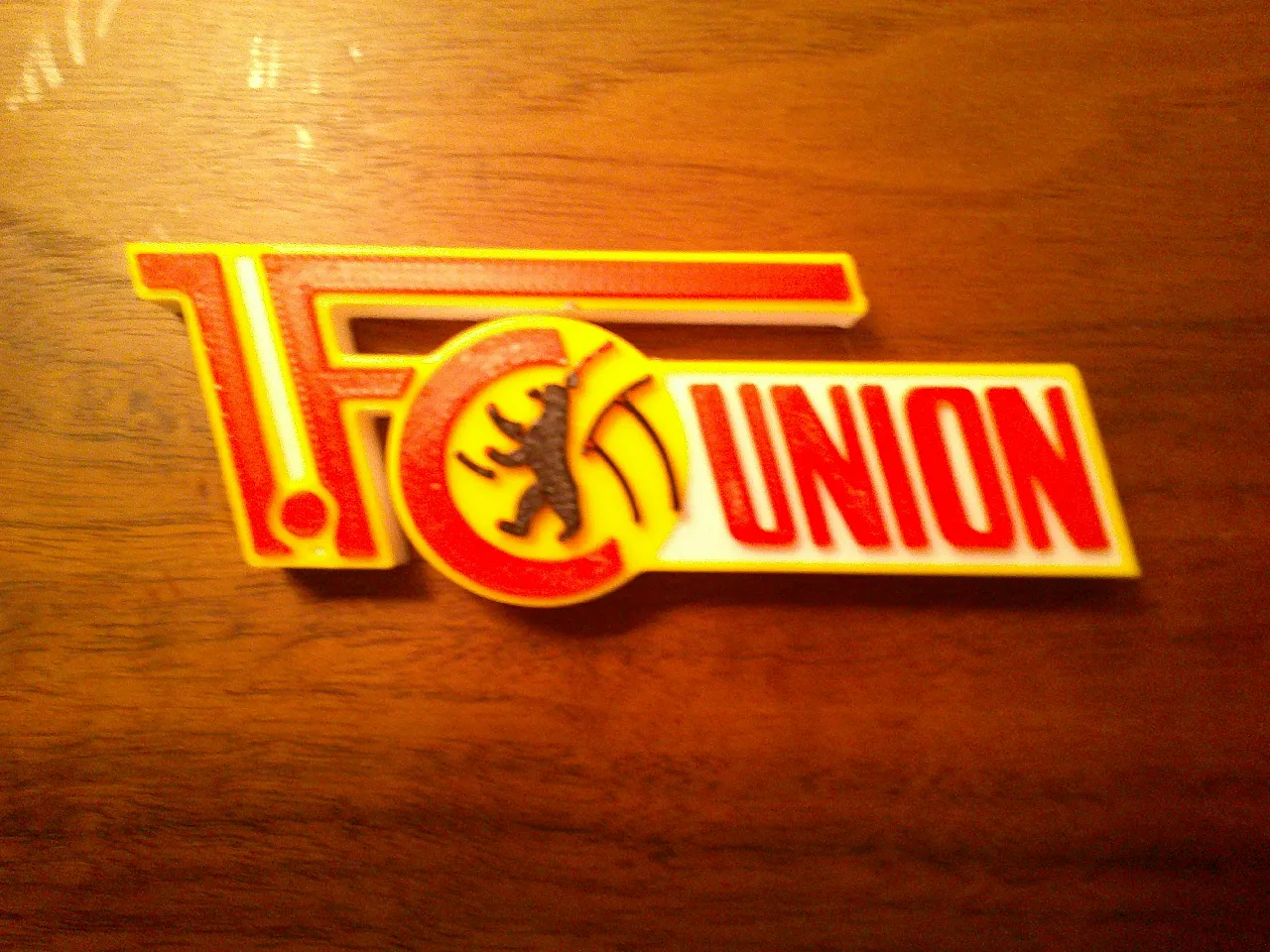 1. FC Union Berlin Logo Coaster or Plaque by The Barça Guy | Download free  STL model | Printables.com, image size:1280x960