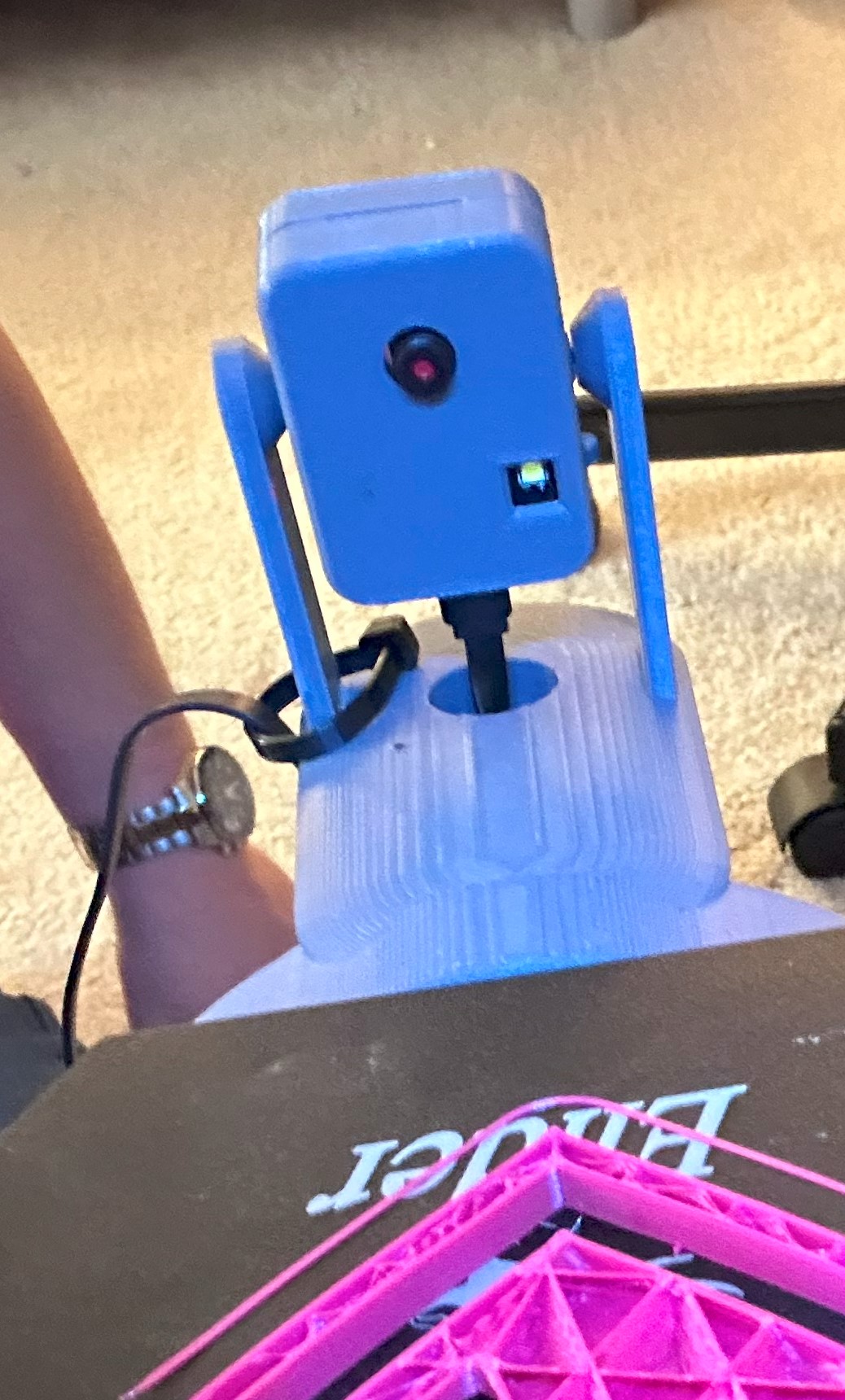 Ender 3 Bed Handle with ESP32 Camera Mount by Jonathan Gahan Download