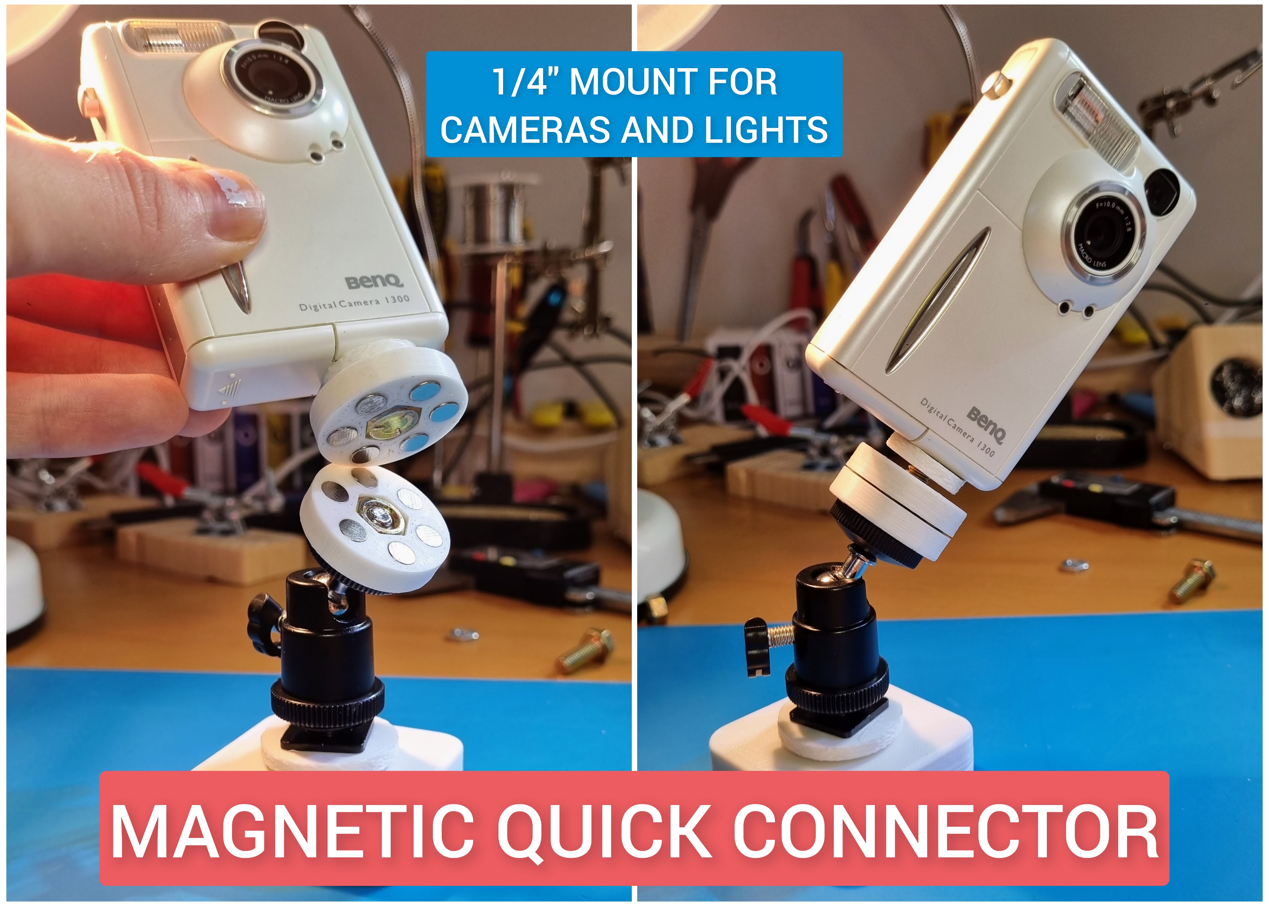 Magnetic Quick Connector Mount
