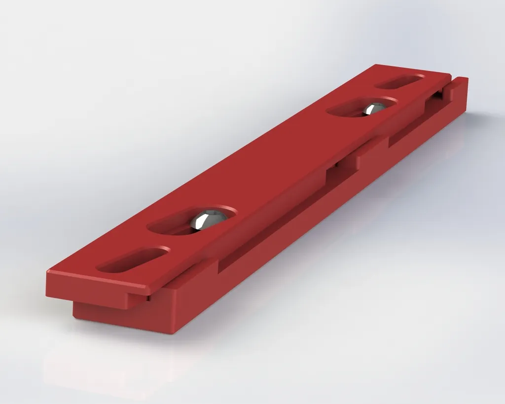 Guide Bars for table saw miter slot - 168 mm by Trob | Download free ...