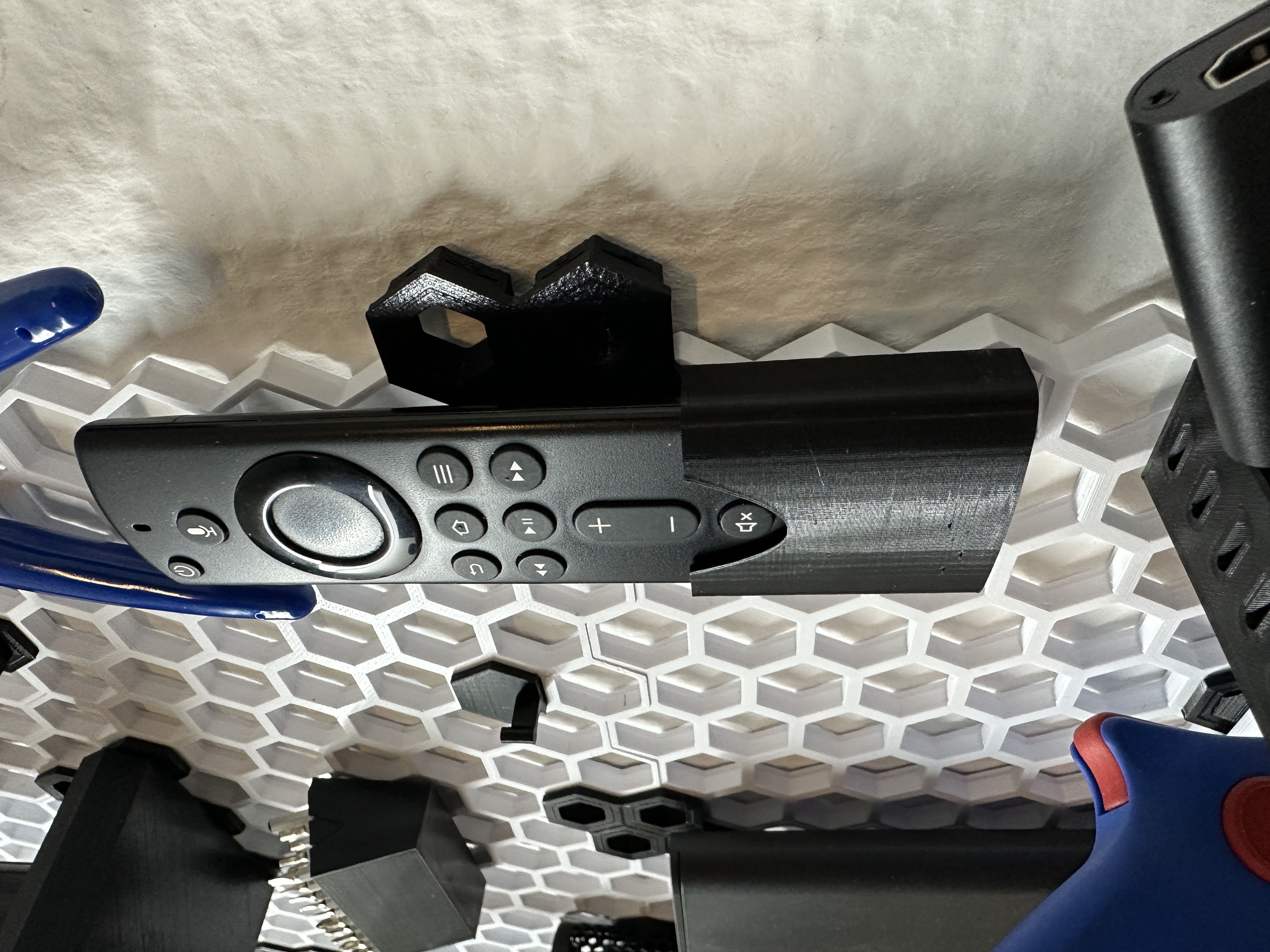 Fire TV Remote Holder for Honeycomb Storage Wall (HSW)